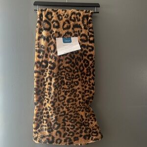 Reversible Faux Fur Throw animal print blanket cozy comfy oversized mom’s gift